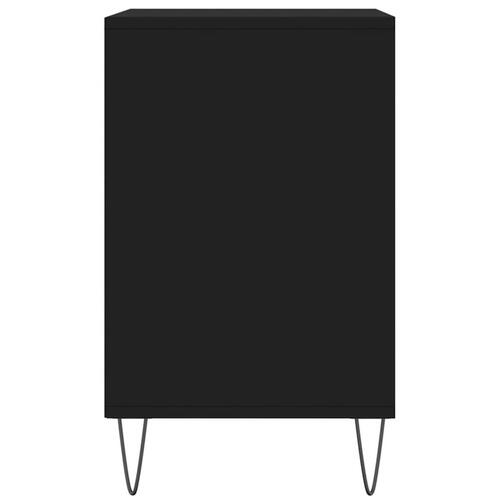 Skoreol 102x36x60 cm konstrueret træ sort