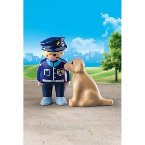 Playset Police with Dog 1 Easy Starter Playmobil 70408 (2 stk)