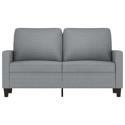 2-personers sofa 120 cm stof lysegrå