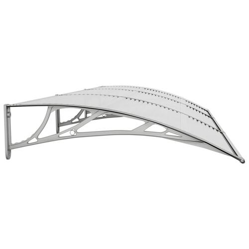 Dørbaldakin 300x100 cm polycarbonat grå