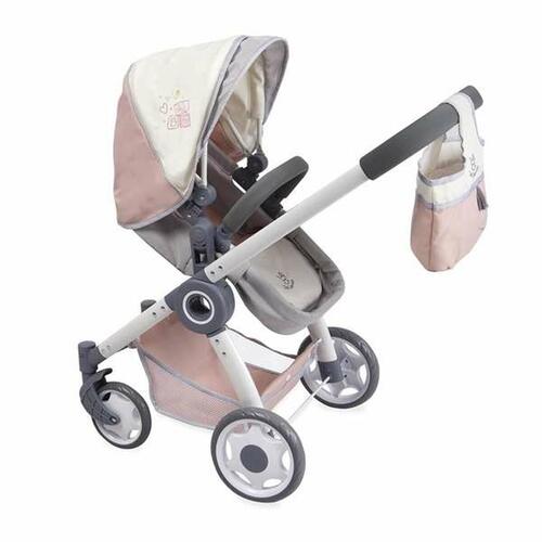 Lille Barnevogn til Dukker Decuevas Funny Foldbar 3-i-1 41 x 62 x 70 cm