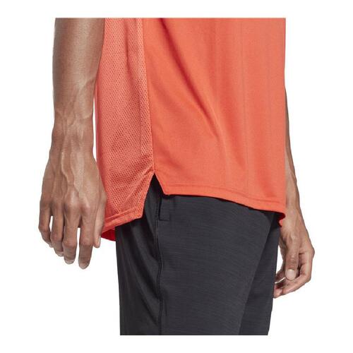 Kortærmet T-shirt til Mænd Reebok Workout Ready Tech Orange S