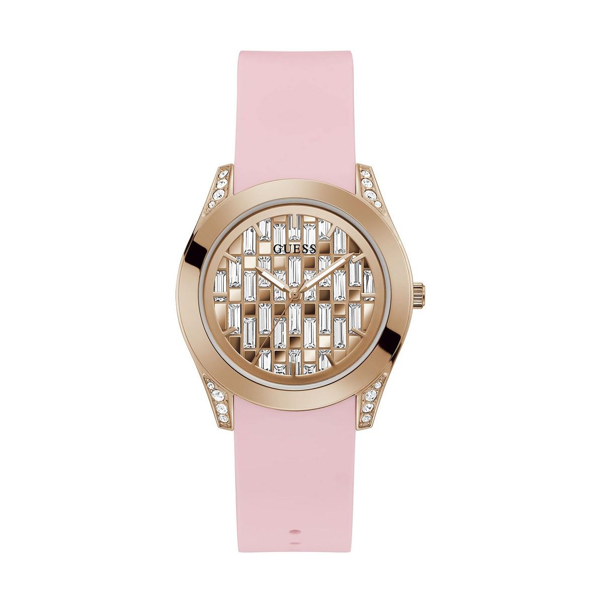 Dameur Guess GW0109L2 - pink silikonerem, Ø 39 mm