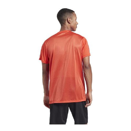 Kortærmet T-shirt til Mænd Reebok Workout Ready Tech Orange S