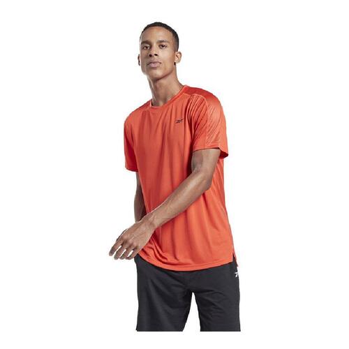 Kortærmet T-shirt til Mænd Reebok Workout Ready Tech Orange S