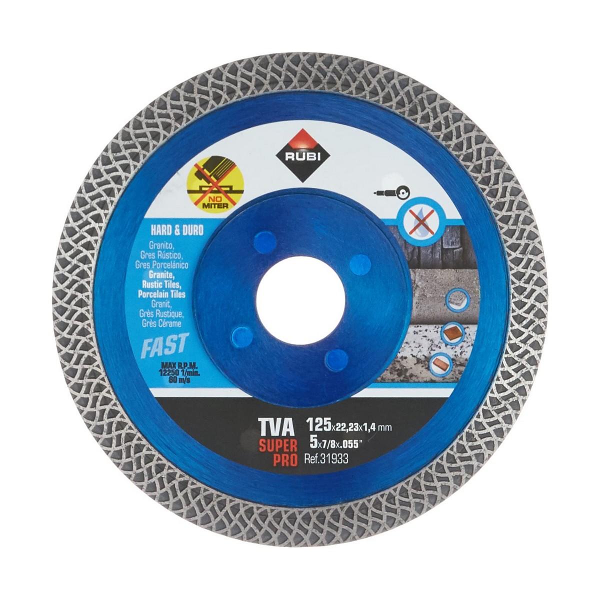 Rubi Superpro skæreskive 125 mm (TVA)
