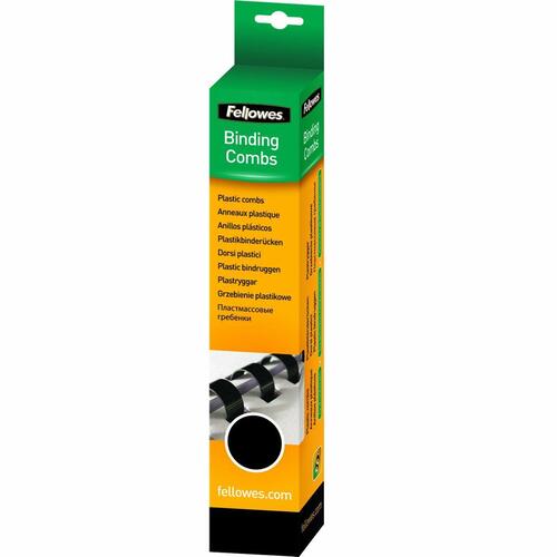 Bindende spiraler Fellowes 5346907 100 enheder Sort PVC Ø 14 mm