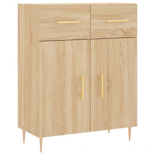 Højskab 69,5 x 34 x 180 cm i konstrueret træ - sonoma-eg