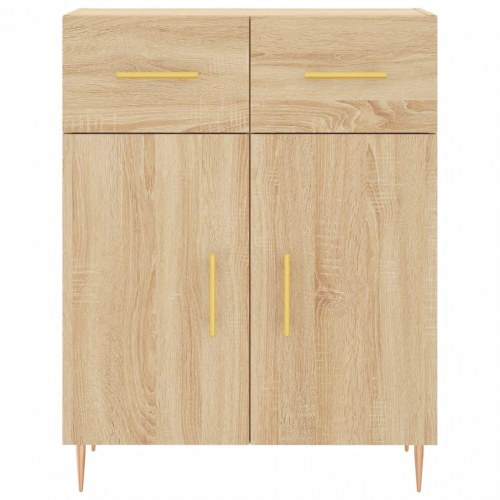 Højskab 69,5 x 34 x 180 cm i konstrueret træ - sonoma-eg