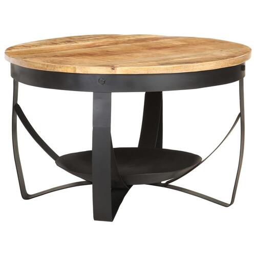 Sofabord Ø68x43 cm ru mangotræ