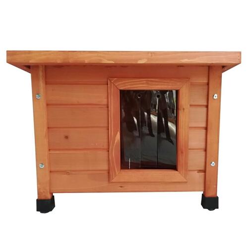 @Pet udendørs kattehus XL 68,5x54x51,5 cm træ brun