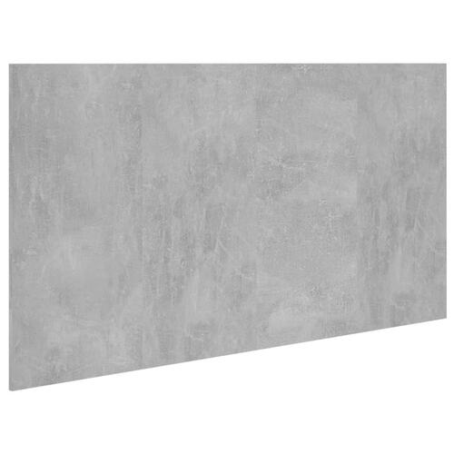 Sengegærde 160x1,5x80 cm konstrueret træ betongrå