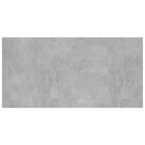 Sengegærde 160x1,5x80 cm konstrueret træ betongrå