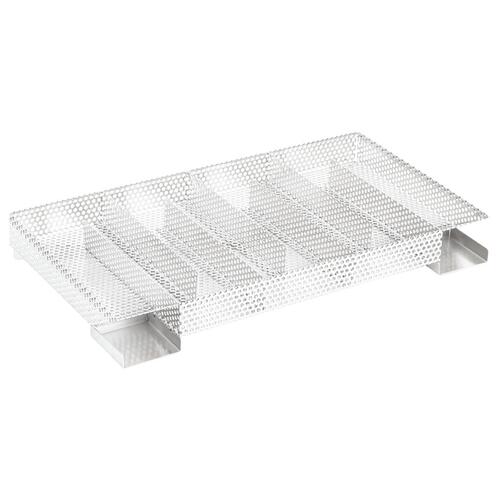 Koldrøgsgenerator 35 cm med 8 rum rustfrit stål