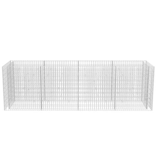 Gabion-højbed 360x90x100 cm stål