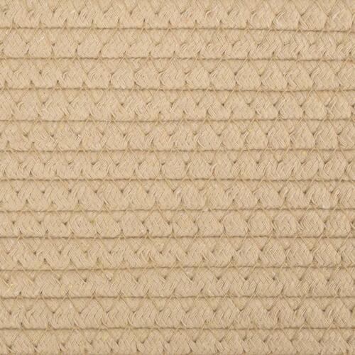 Opbevaringskurve 2 stk. Ø28x28 cm bomuld beige og hvid
