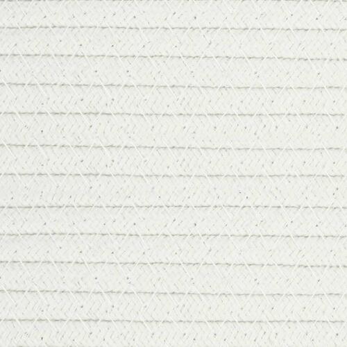 Opbevaringskurve 2 stk. Ø28x28 cm bomuld beige og hvid