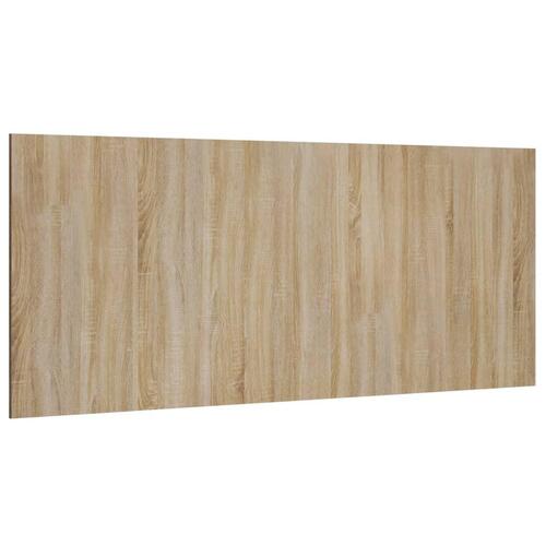 Sengegærde 200x1,5x80 cm konstrueret træ sonoma-eg