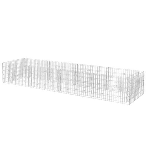 Gabion-højbed 360x90x50 cm stål