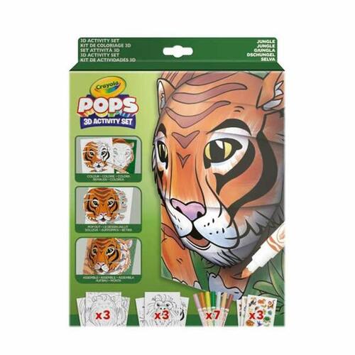 Tegninger til at tegne Crayola 3D Color Pops Jungle