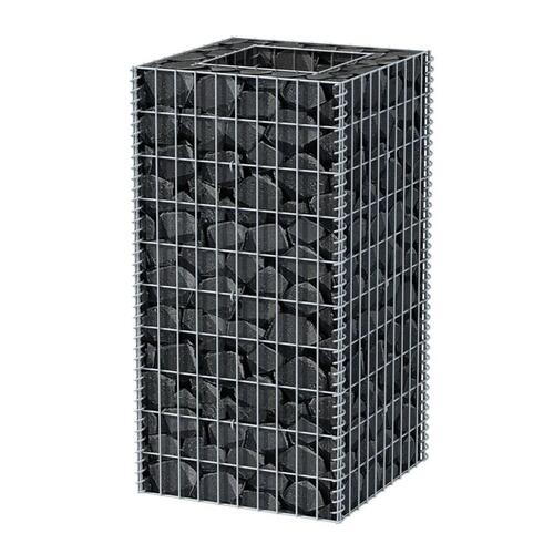 Gabion-højbed 50x50x100 cm stål
