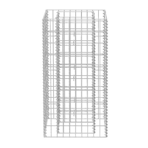 Gabion-højbed 50x50x100 cm stål