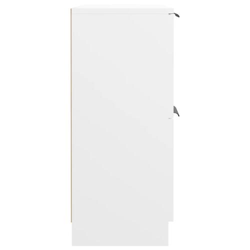Skænk 60x30x70 cm konstrueret træ hvid