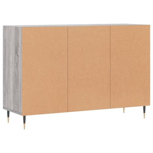 Skænk 103,5x35x70 cm konstrueret træ grå sonoma-eg