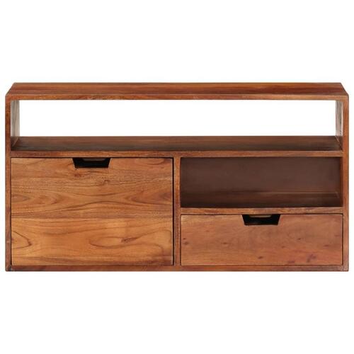 Tv-skab 80x30x42 cm massivt akacietræ
