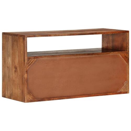 Tv-skab 80x30x42 cm massivt akacietræ