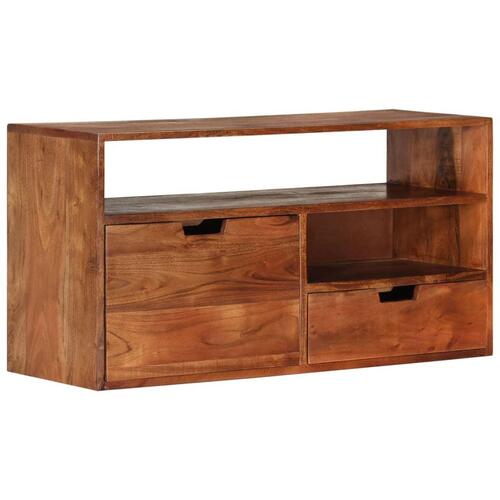 Tv-skab 80x30x42 cm massivt akacietræ