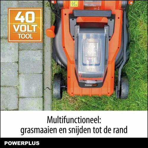 Batteri plæneklipper Powerplus Powdpglws2 40 V Ø 42 cm