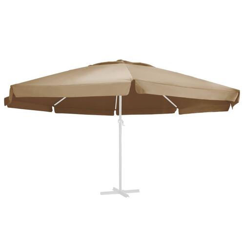 Parasoldug 600 cm gråbrun