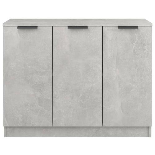 Skænk 90,5 x 30 x 70 cm konstrueret træ betongrå