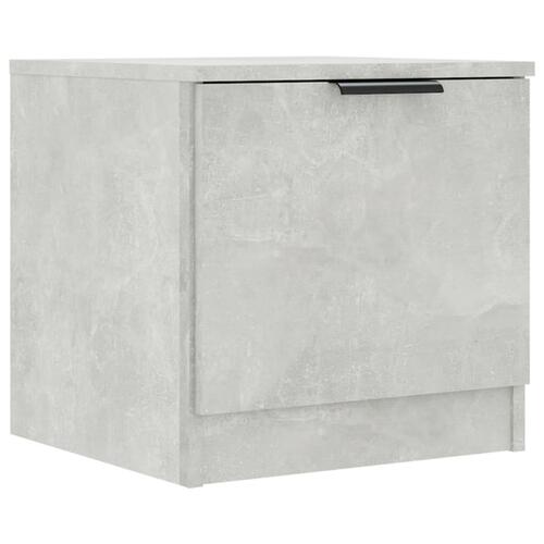 Sengebord 40x39x40 cm betongrå