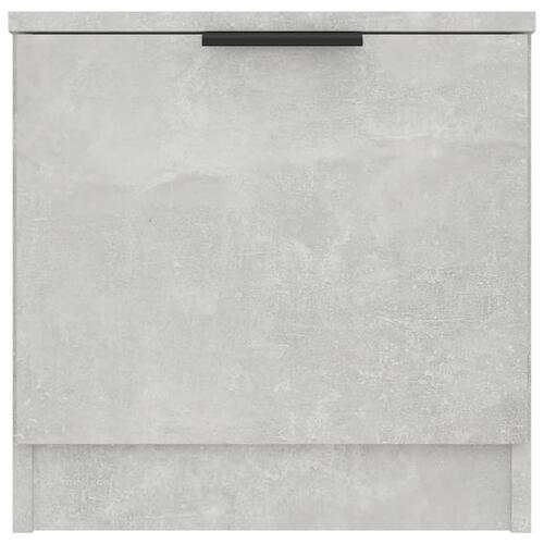 Sengebord 40x39x40 cm betongrå