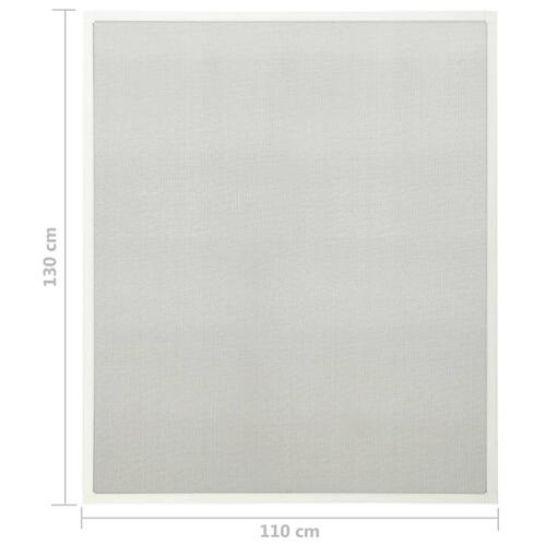 Insektnet til vinduer 110x130 cm hvid