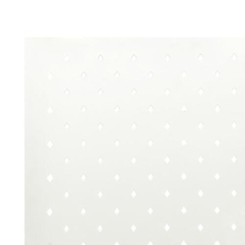 6-panels rumdelere 2 stk. 240x180 cm stål hvid