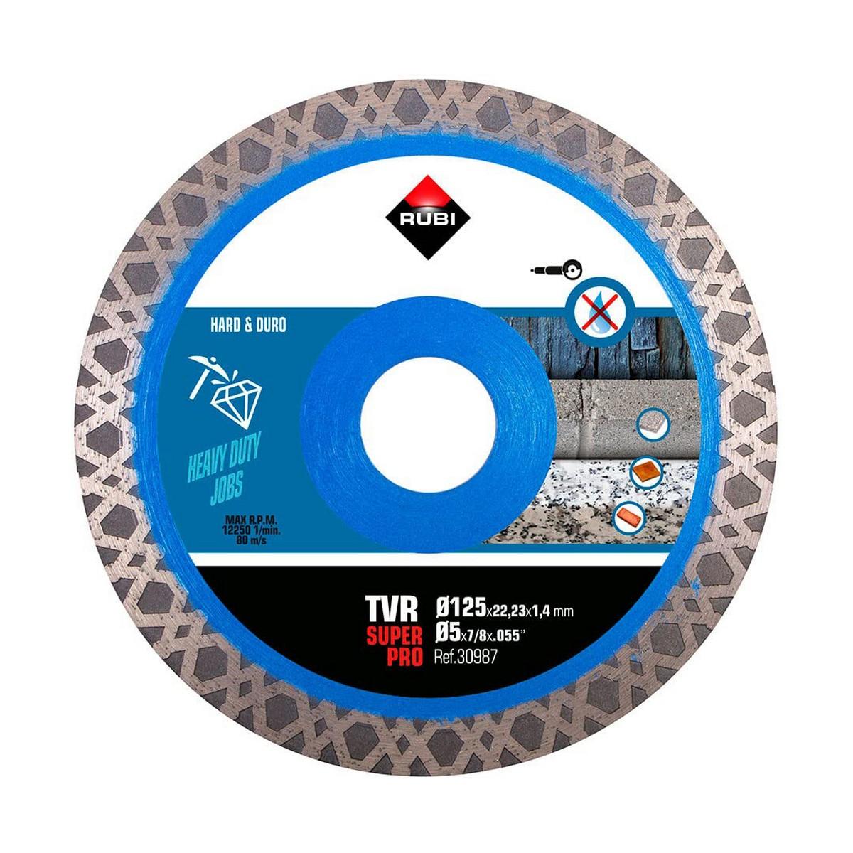 Rubi Superpro TVR skæreskive 125 mm (Ref. 30987)
