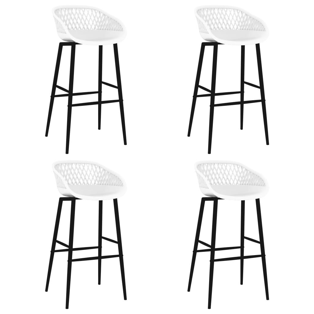 Barstole 4 stk. hvid