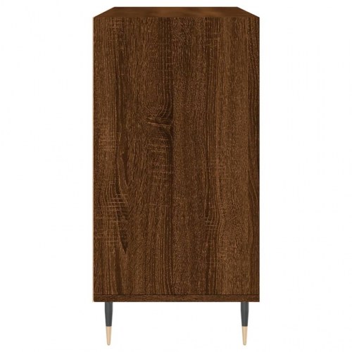 Skænk 103,5x35x70 cm konstrueret træ brun egetræsfarve