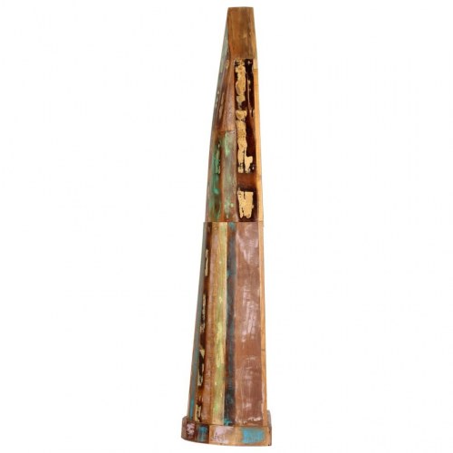 Bogreol 50x40x180 cm massivt genanvendt træ
