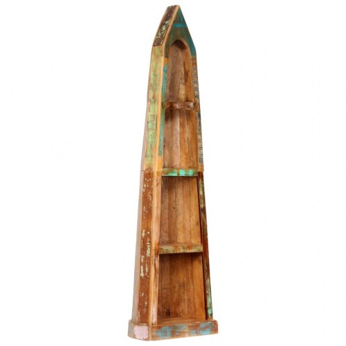 Bogreol 50x40x180 cm massivt genanvendt træ
