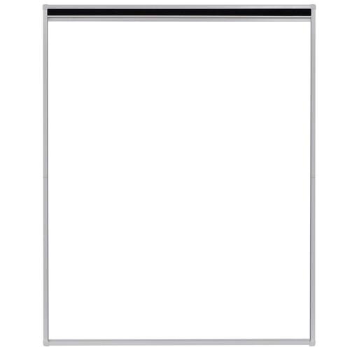 Plisseret insektnet til vinduer aluminium 80 x 100 cm