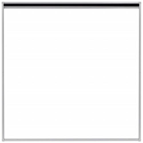 Plisseret insektnet til vinduer aluminium 120 x 120 cm