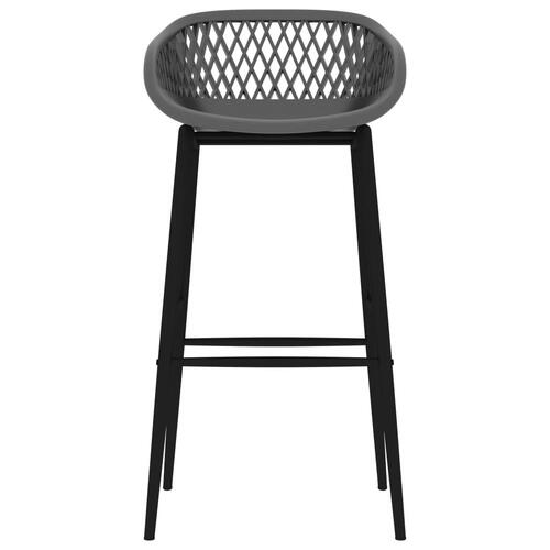 Barstole 4 stk. grå