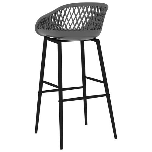 Barstole 4 stk. grå