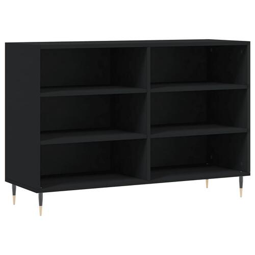 Skænk 103,5x35x70 cm konstrueret træ sort