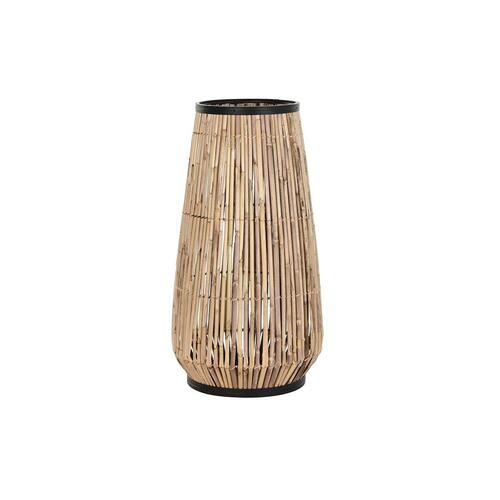 Vase Natur Sort Metal Rattan 38 x 38 x 73 cm