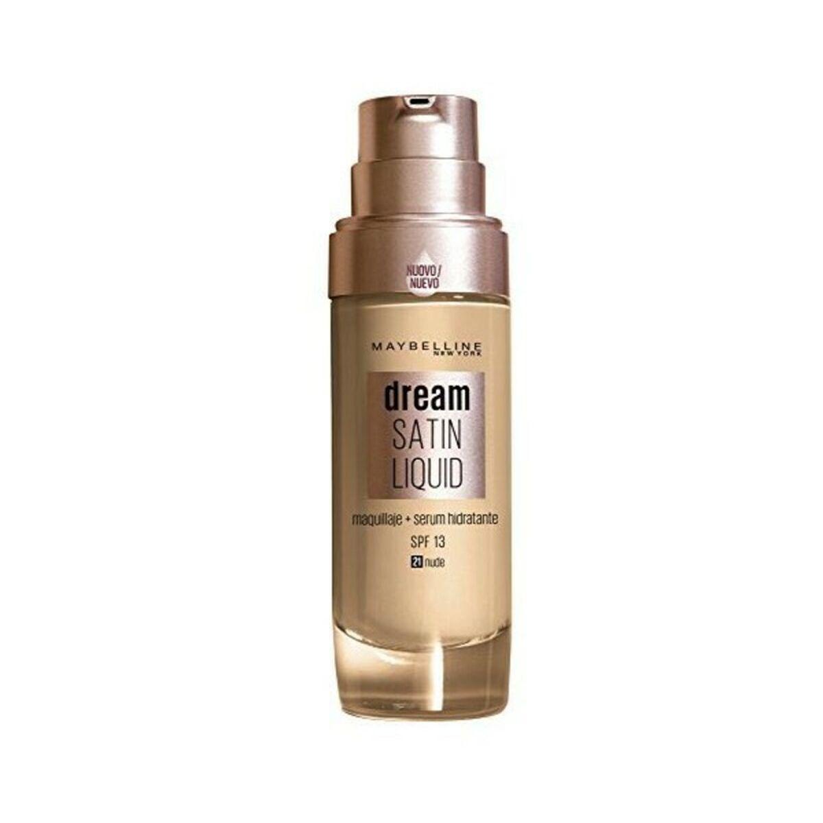 Flydende makeup foundation Dream Satin Liquid Maybelline (30 ml) (30 ml) 40 - Sun beige
